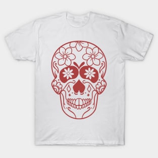 Mexican Skull Dia de los muertos Day of the dead T-Shirt